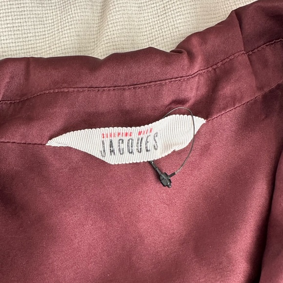 Sleeping With Jacques Silk Tuxedo Suit Chocolate Brown US 4 S - Picture 3 of 7